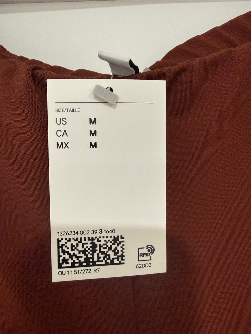 H&M Rust Wide-Leg Draped Pants - Picture 3 of 10